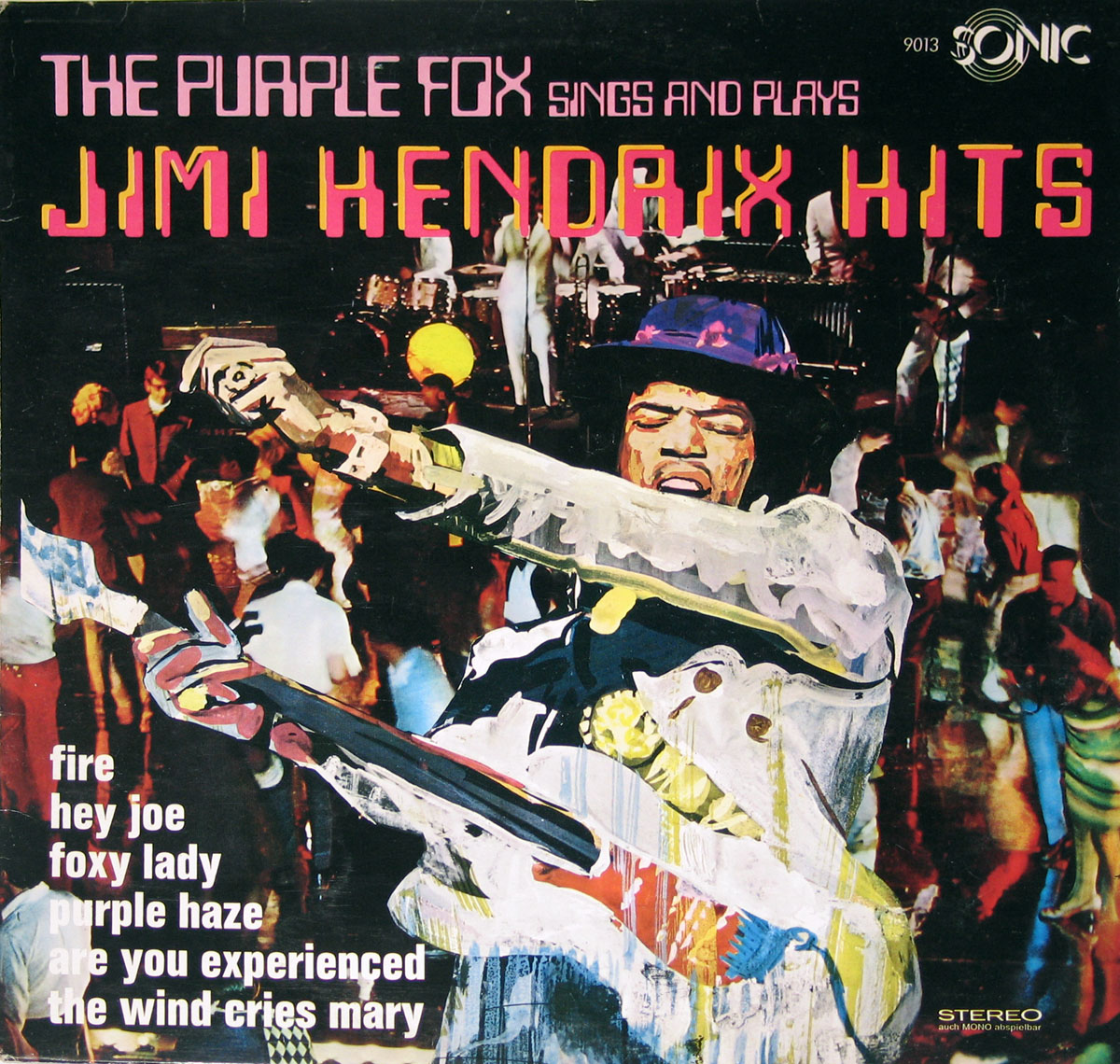 High Resolution Photo of purple fox jimi hendrix hits 